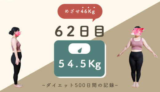 じじの【ゆるダイエット】62日目：54.5Kg